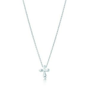 Tiffany & Co. Elsa Peretti Cross Pendant Necklace